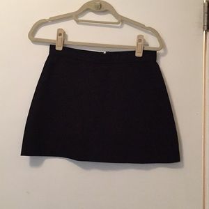 Black denim Brandy Melville mini skirt